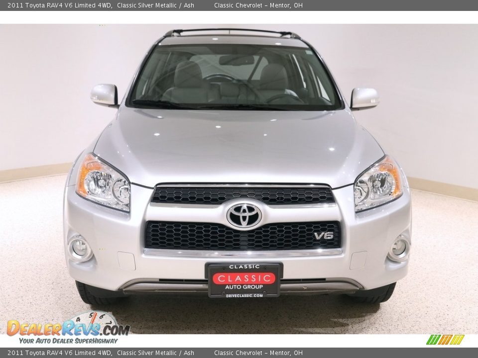 2011 Toyota RAV4 V6 Limited 4WD Classic Silver Metallic / Ash Photo #2