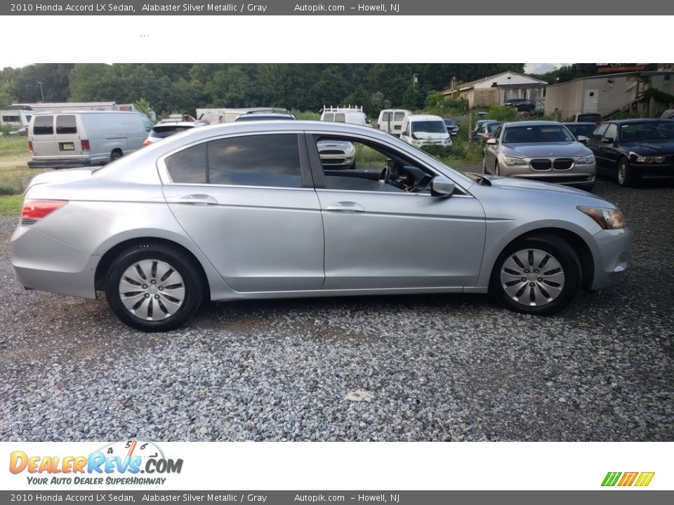 2010 Honda Accord LX Sedan Alabaster Silver Metallic / Gray Photo #8
