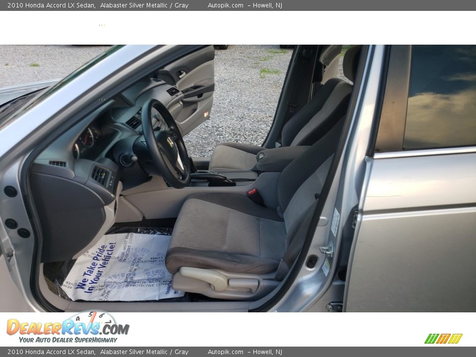 2010 Honda Accord LX Sedan Alabaster Silver Metallic / Gray Photo #9