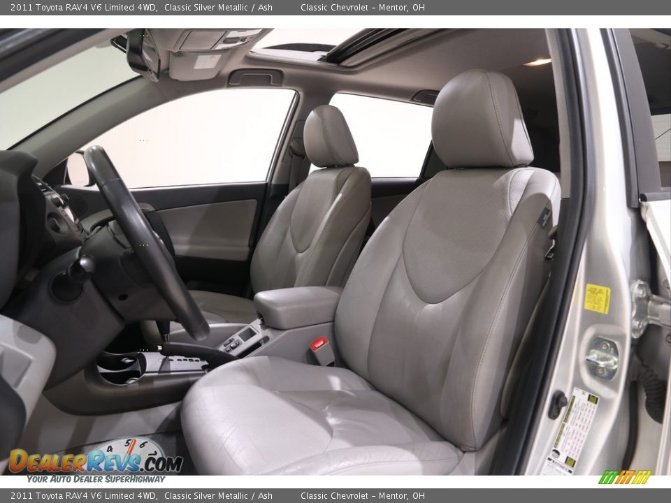 2011 Toyota RAV4 V6 Limited 4WD Classic Silver Metallic / Ash Photo #6