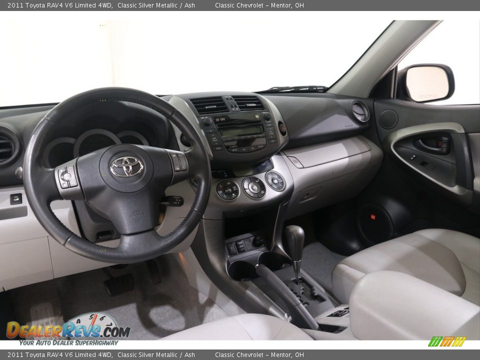 2011 Toyota RAV4 V6 Limited 4WD Classic Silver Metallic / Ash Photo #7