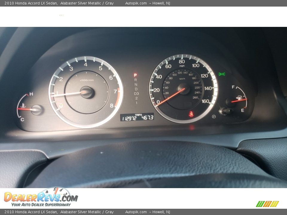 2010 Honda Accord LX Sedan Alabaster Silver Metallic / Gray Photo #14