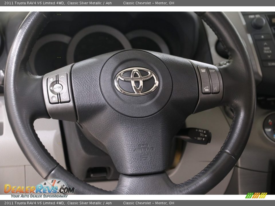 2011 Toyota RAV4 V6 Limited 4WD Classic Silver Metallic / Ash Photo #8