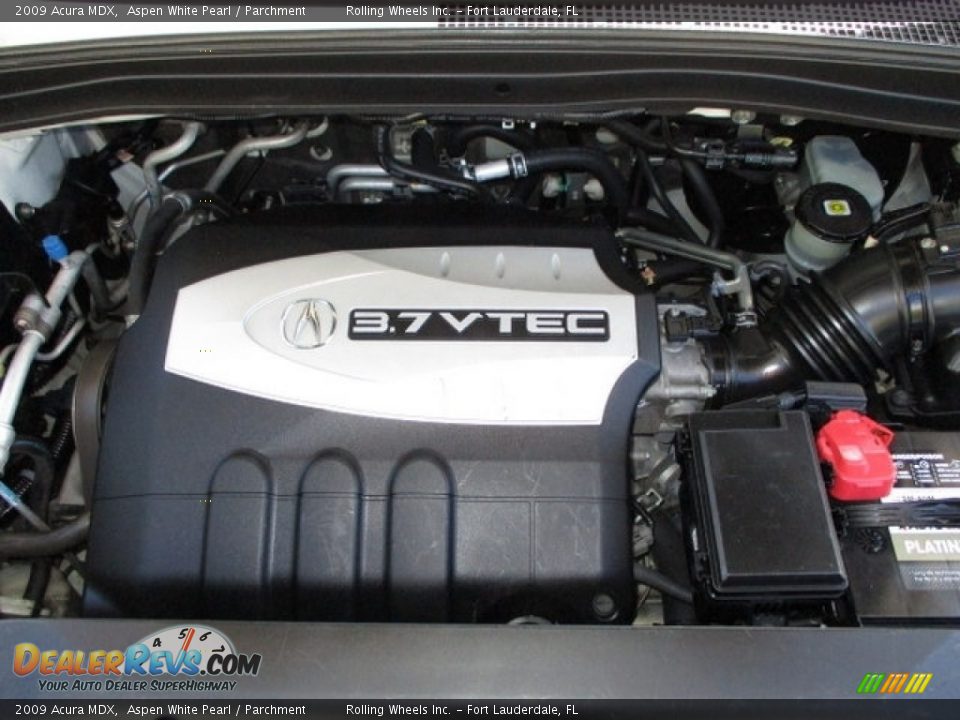 2009 Acura MDX Aspen White Pearl / Parchment Photo #30