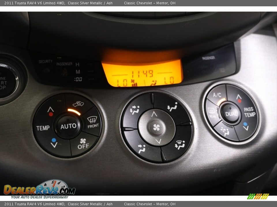 2011 Toyota RAV4 V6 Limited 4WD Classic Silver Metallic / Ash Photo #11