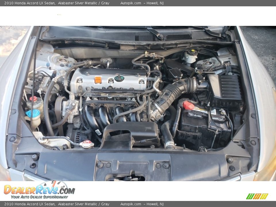 2010 Honda Accord LX Sedan Alabaster Silver Metallic / Gray Photo #19