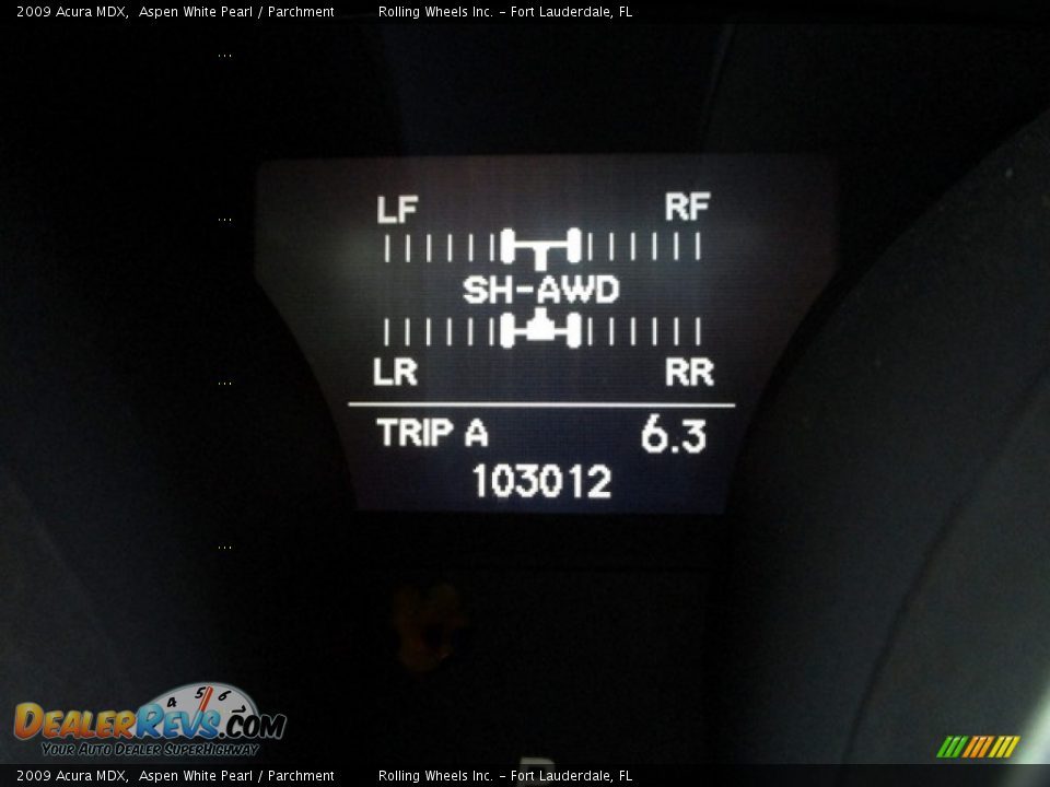 2009 Acura MDX Aspen White Pearl / Parchment Photo #36