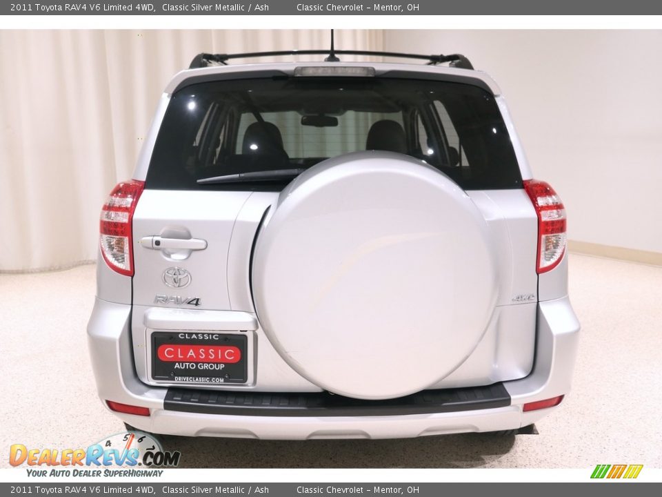2011 Toyota RAV4 V6 Limited 4WD Classic Silver Metallic / Ash Photo #19
