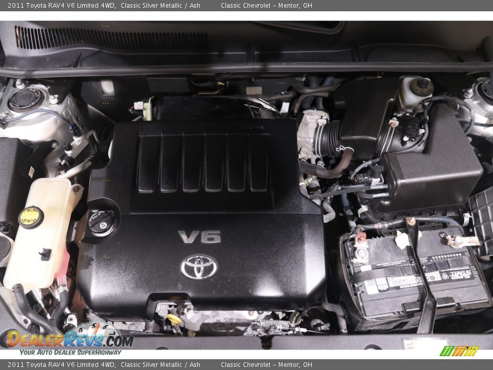 2011 Toyota RAV4 V6 Limited 4WD Classic Silver Metallic / Ash Photo #20