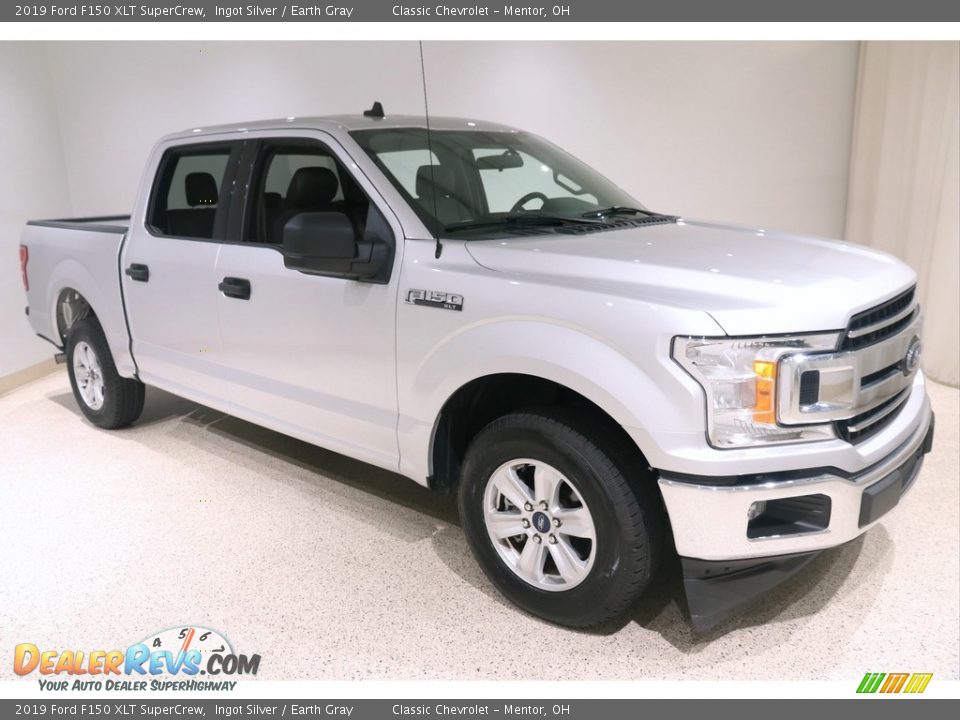 2019 Ford F150 XLT SuperCrew Ingot Silver / Earth Gray Photo #1