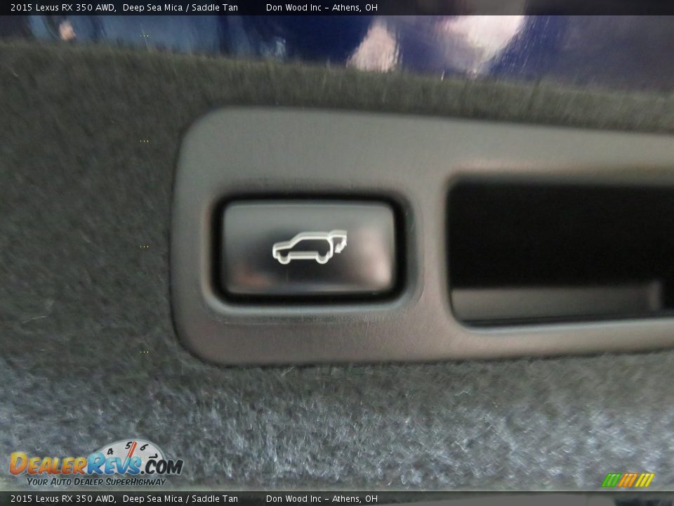 2015 Lexus RX 350 AWD Deep Sea Mica / Saddle Tan Photo #15