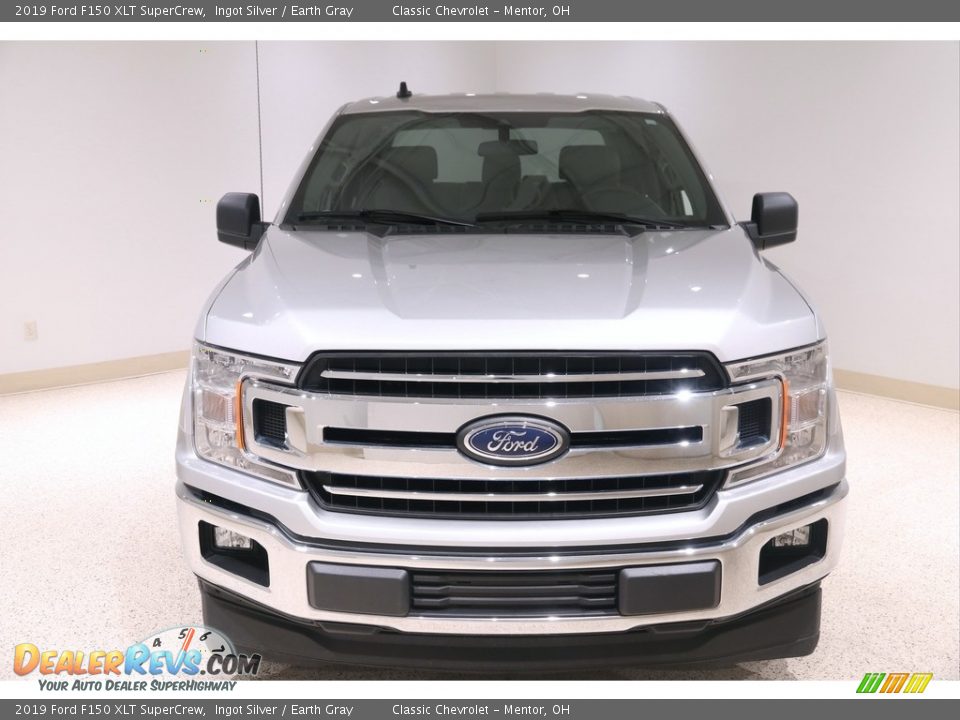 2019 Ford F150 XLT SuperCrew Ingot Silver / Earth Gray Photo #2