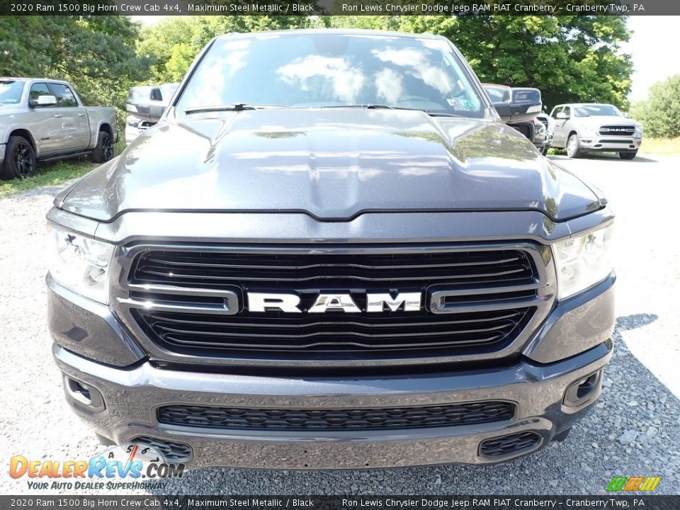2020 Ram 1500 Big Horn Crew Cab 4x4 Maximum Steel Metallic / Black Photo #2