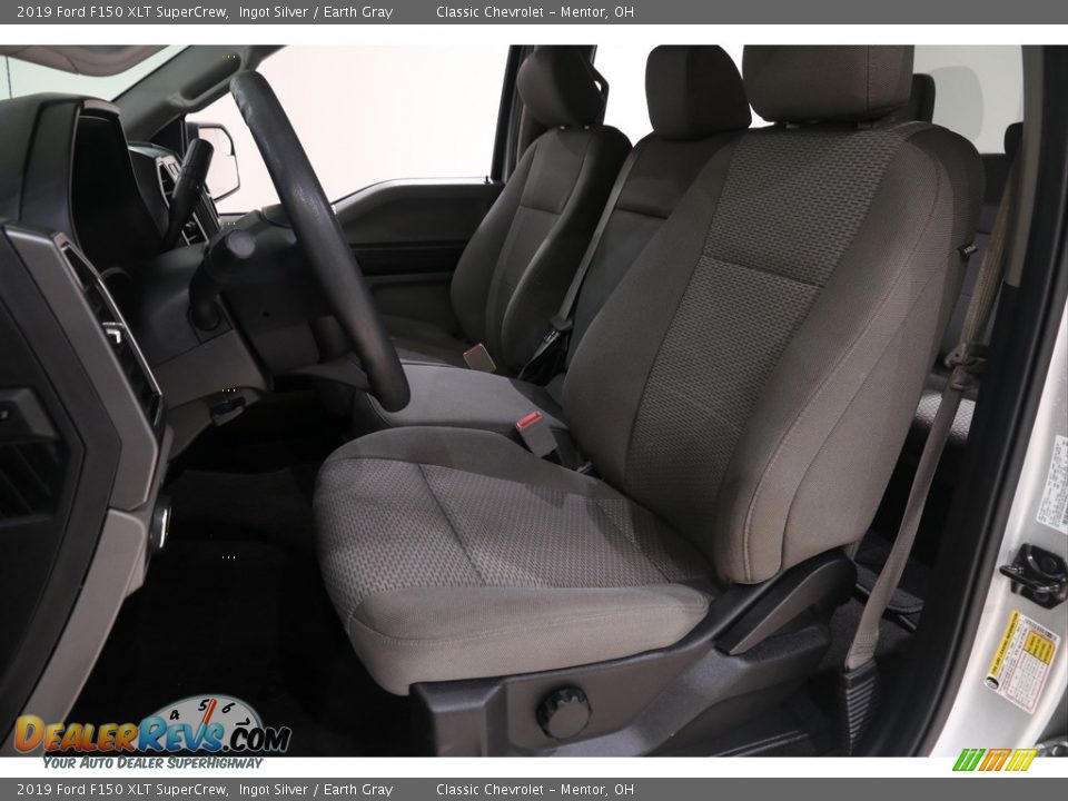 2019 Ford F150 XLT SuperCrew Ingot Silver / Earth Gray Photo #6