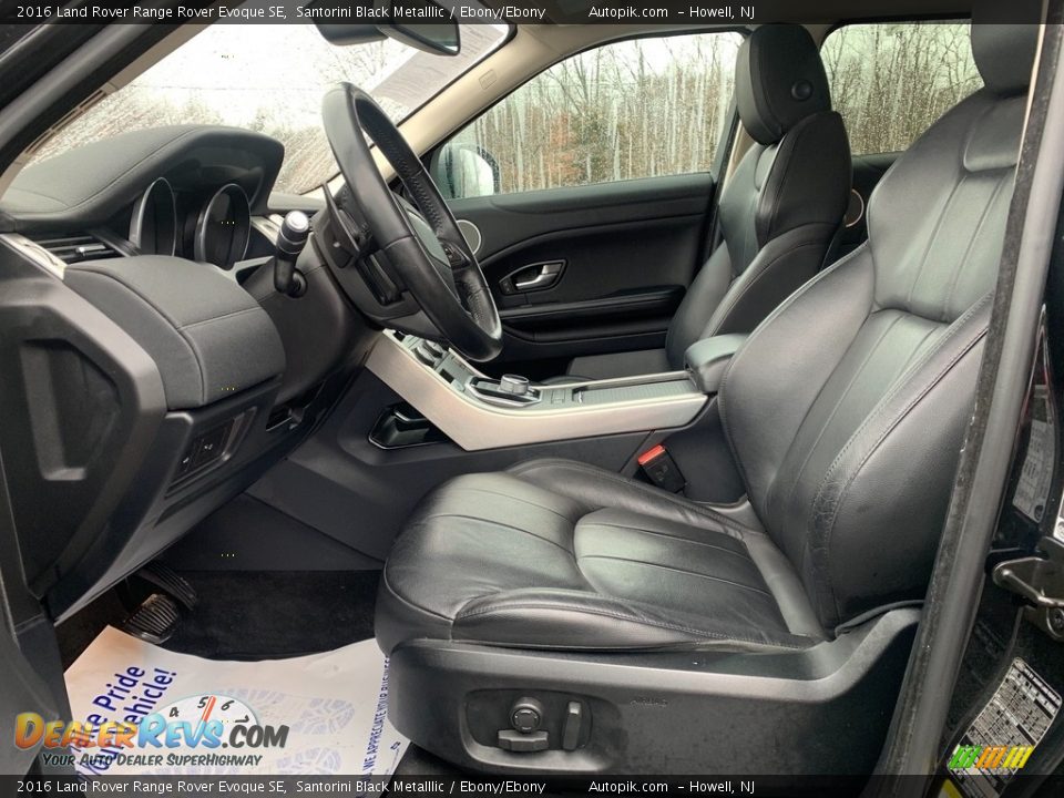 2016 Land Rover Range Rover Evoque SE Santorini Black Metalllic / Ebony/Ebony Photo #11