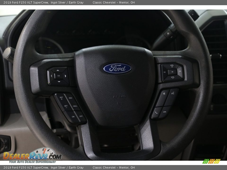 2019 Ford F150 XLT SuperCrew Ingot Silver / Earth Gray Photo #8