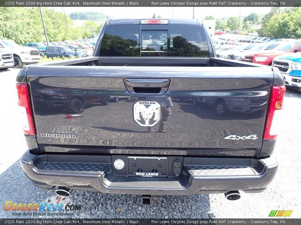 2020 Ram 1500 Big Horn Crew Cab 4x4 Maximum Steel Metallic / Black Photo #6
