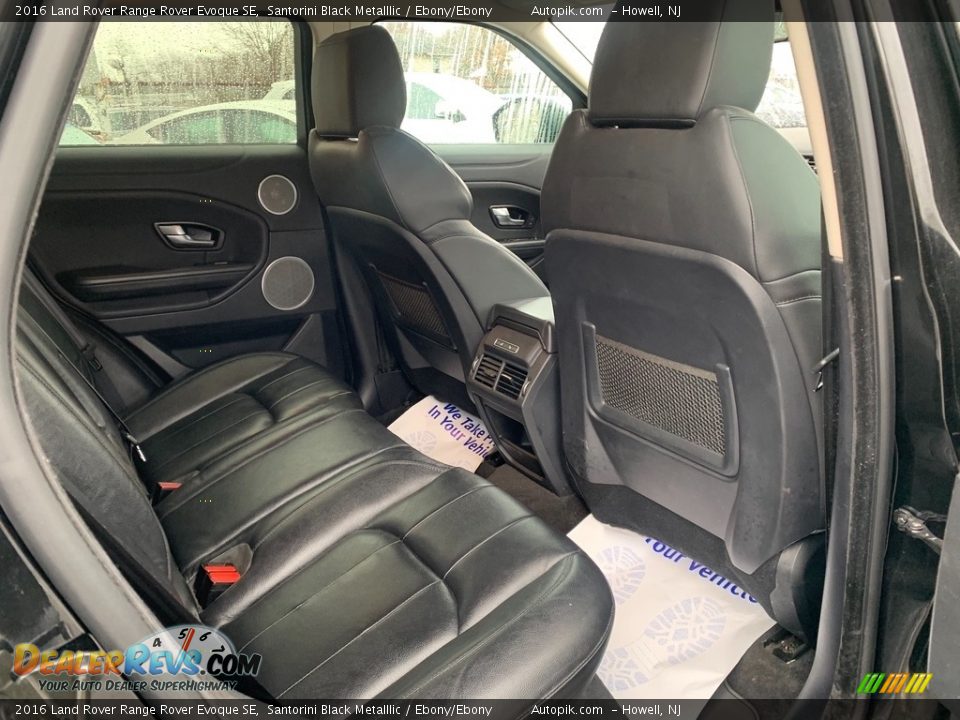 2016 Land Rover Range Rover Evoque SE Santorini Black Metalllic / Ebony/Ebony Photo #14
