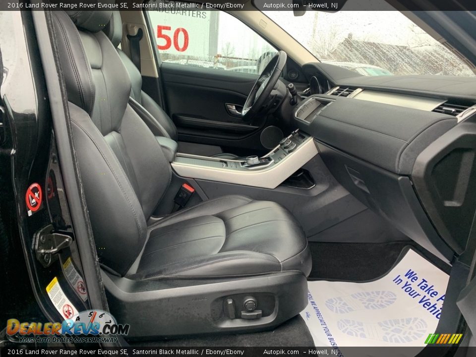 2016 Land Rover Range Rover Evoque SE Santorini Black Metalllic / Ebony/Ebony Photo #15