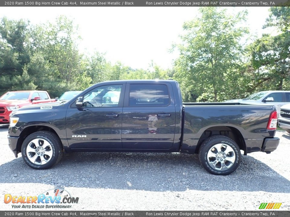2020 Ram 1500 Big Horn Crew Cab 4x4 Maximum Steel Metallic / Black Photo #8