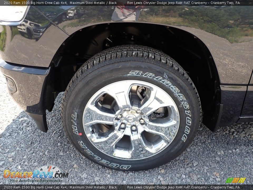 2020 Ram 1500 Big Horn Crew Cab 4x4 Maximum Steel Metallic / Black Photo #9