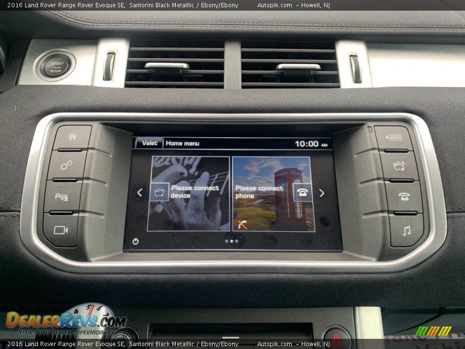 2016 Land Rover Range Rover Evoque SE Santorini Black Metalllic / Ebony/Ebony Photo #19