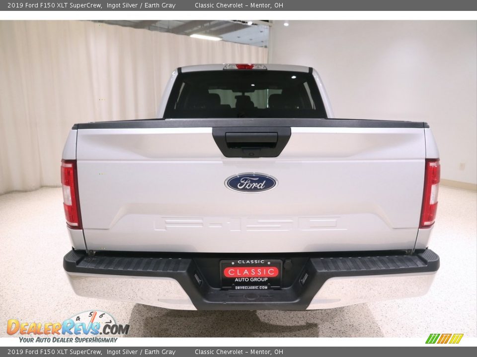 2019 Ford F150 XLT SuperCrew Ingot Silver / Earth Gray Photo #18