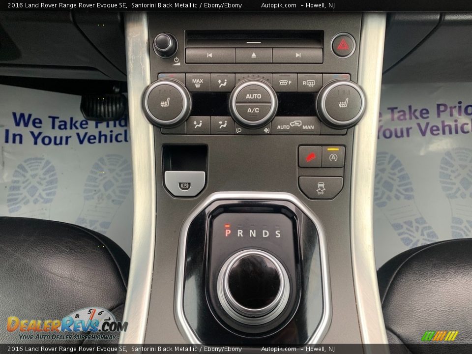2016 Land Rover Range Rover Evoque SE Santorini Black Metalllic / Ebony/Ebony Photo #21