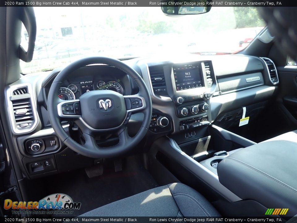 2020 Ram 1500 Big Horn Crew Cab 4x4 Maximum Steel Metallic / Black Photo #15