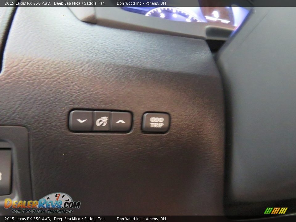 2015 Lexus RX 350 AWD Deep Sea Mica / Saddle Tan Photo #32