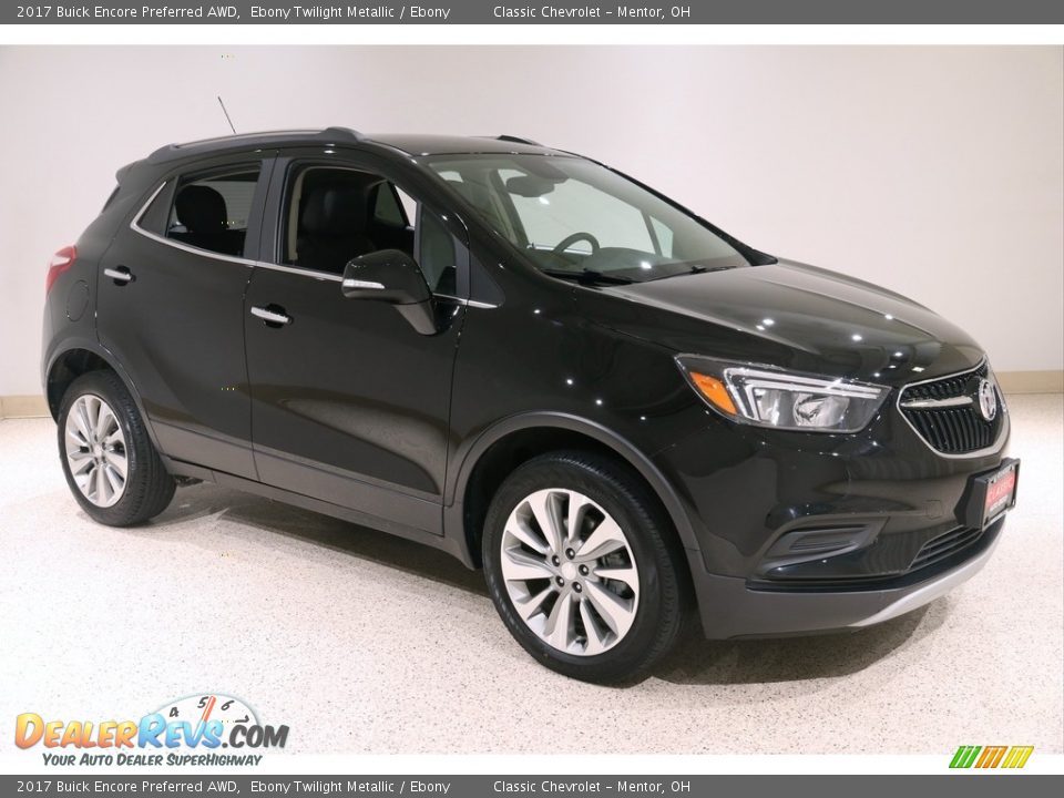 2017 Buick Encore Preferred AWD Ebony Twilight Metallic / Ebony Photo #1