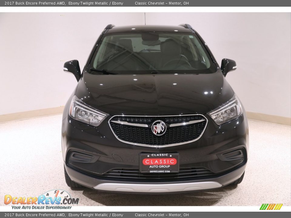 2017 Buick Encore Preferred AWD Ebony Twilight Metallic / Ebony Photo #2