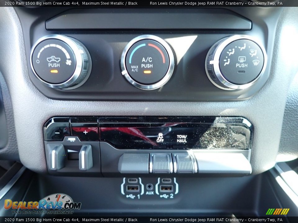2020 Ram 1500 Big Horn Crew Cab 4x4 Maximum Steel Metallic / Black Photo #19