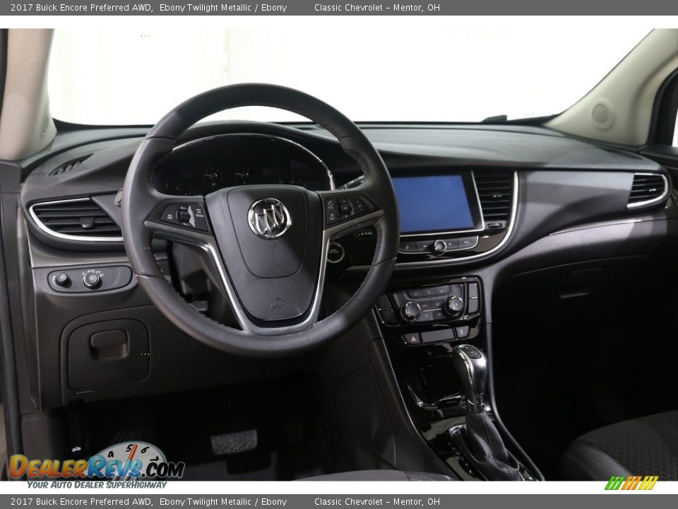 2017 Buick Encore Preferred AWD Ebony Twilight Metallic / Ebony Photo #6