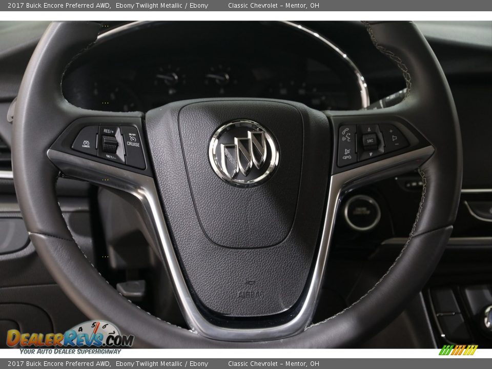 2017 Buick Encore Preferred AWD Ebony Twilight Metallic / Ebony Photo #7