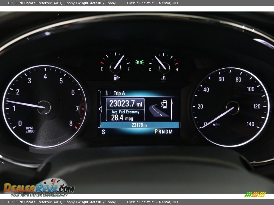 2017 Buick Encore Preferred AWD Ebony Twilight Metallic / Ebony Photo #8