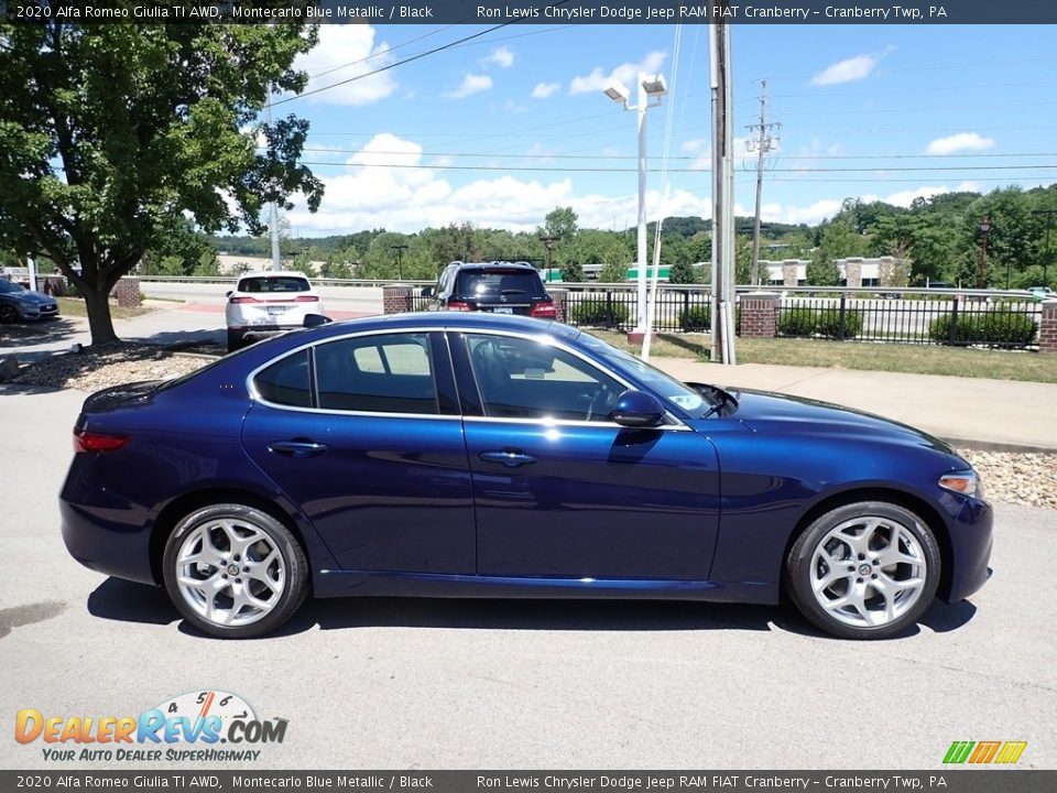 Montecarlo Blue Metallic 2020 Alfa Romeo Giulia TI AWD Photo #4