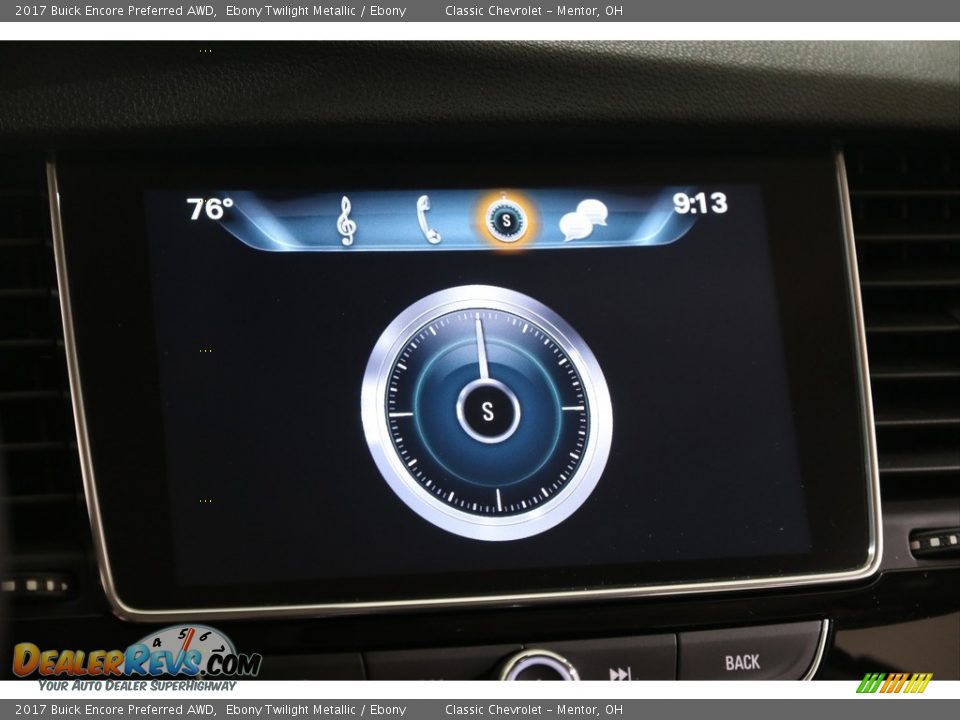 2017 Buick Encore Preferred AWD Ebony Twilight Metallic / Ebony Photo #13