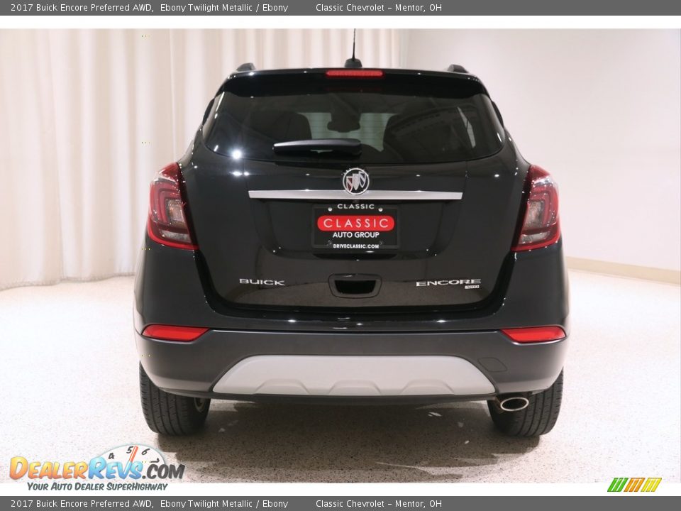 2017 Buick Encore Preferred AWD Ebony Twilight Metallic / Ebony Photo #18