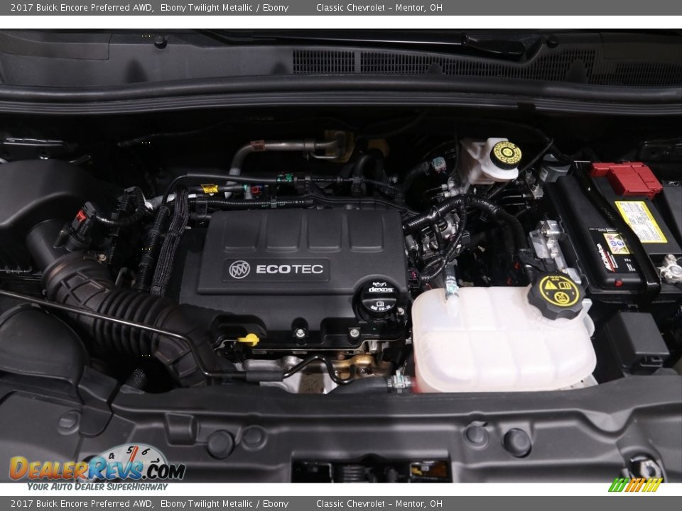 2017 Buick Encore Preferred AWD Ebony Twilight Metallic / Ebony Photo #19