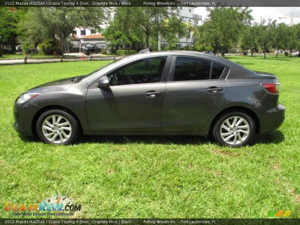 Graphite Mica 2012 Mazda MAZDA3 i Grand Touring 4 Door Photo #3