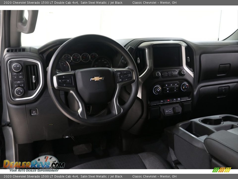2020 Chevrolet Silverado 1500 LT Double Cab 4x4 Satin Steel Metallic / Jet Black Photo #7