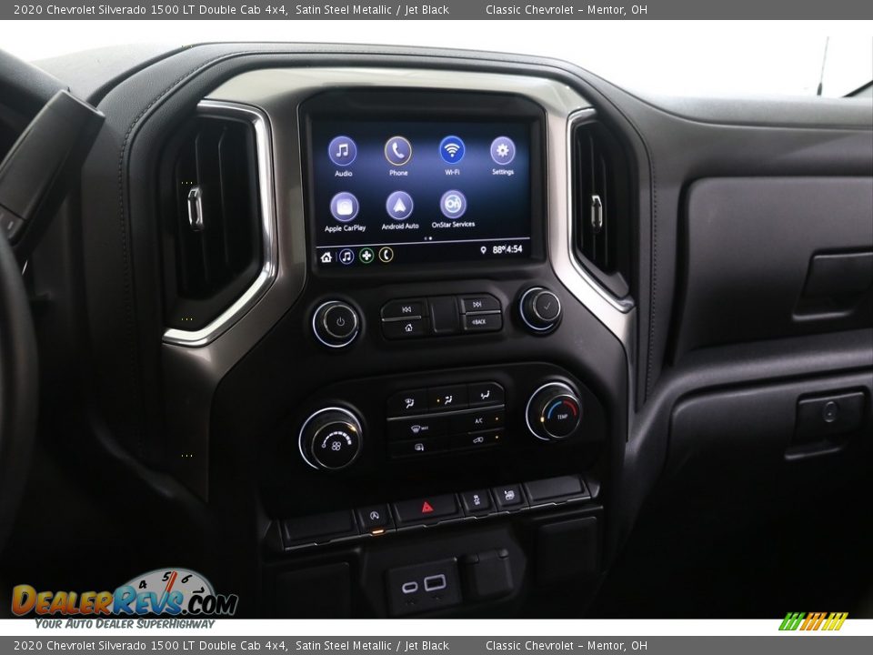 2020 Chevrolet Silverado 1500 LT Double Cab 4x4 Satin Steel Metallic / Jet Black Photo #10