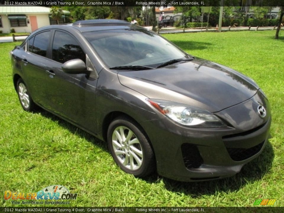 Front 3/4 View of 2012 Mazda MAZDA3 i Grand Touring 4 Door Photo #11