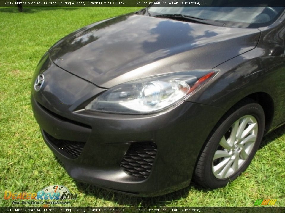 2012 Mazda MAZDA3 i Grand Touring 4 Door Graphite Mica / Black Photo #21