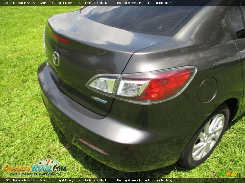 2012 Mazda MAZDA3 i Grand Touring 4 Door Graphite Mica / Black Photo #29