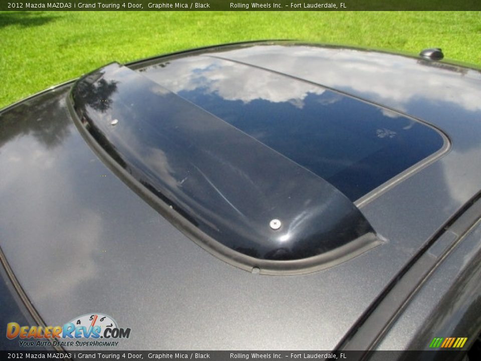 2012 Mazda MAZDA3 i Grand Touring 4 Door Graphite Mica / Black Photo #34