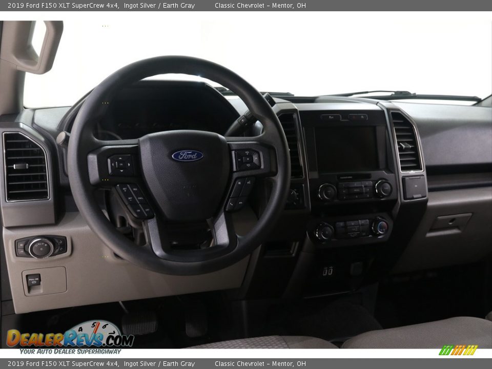 2019 Ford F150 XLT SuperCrew 4x4 Ingot Silver / Earth Gray Photo #6