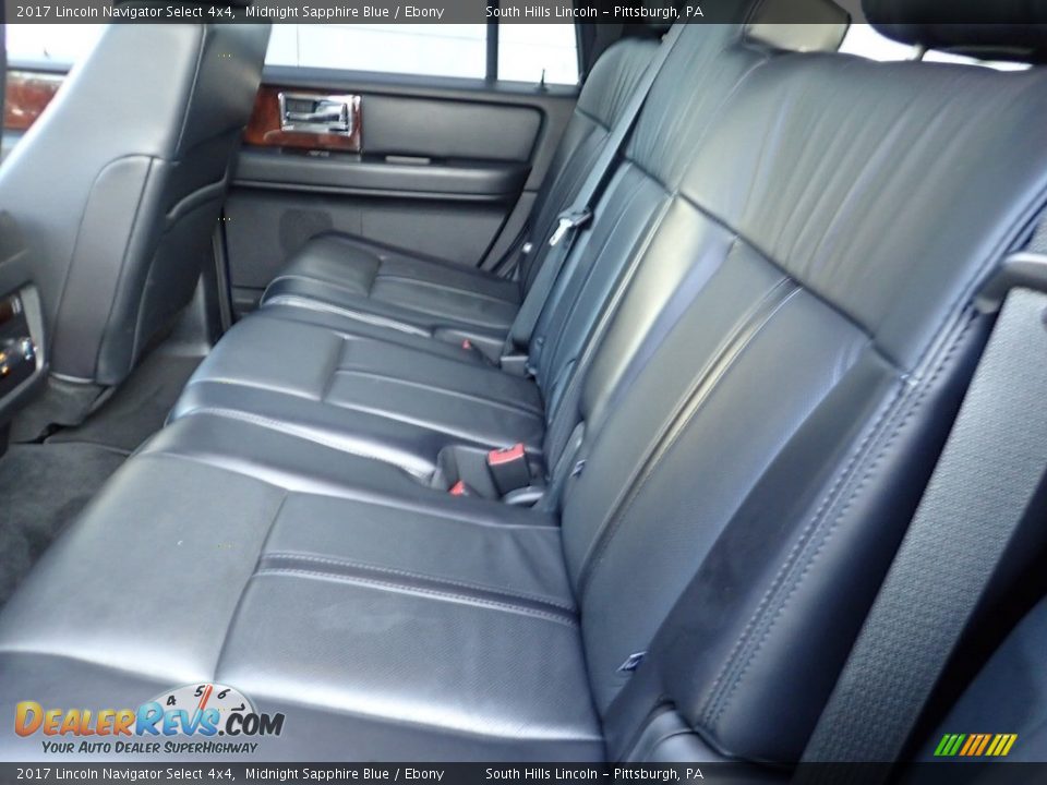 Rear Seat of 2017 Lincoln Navigator Select 4x4 Photo #17