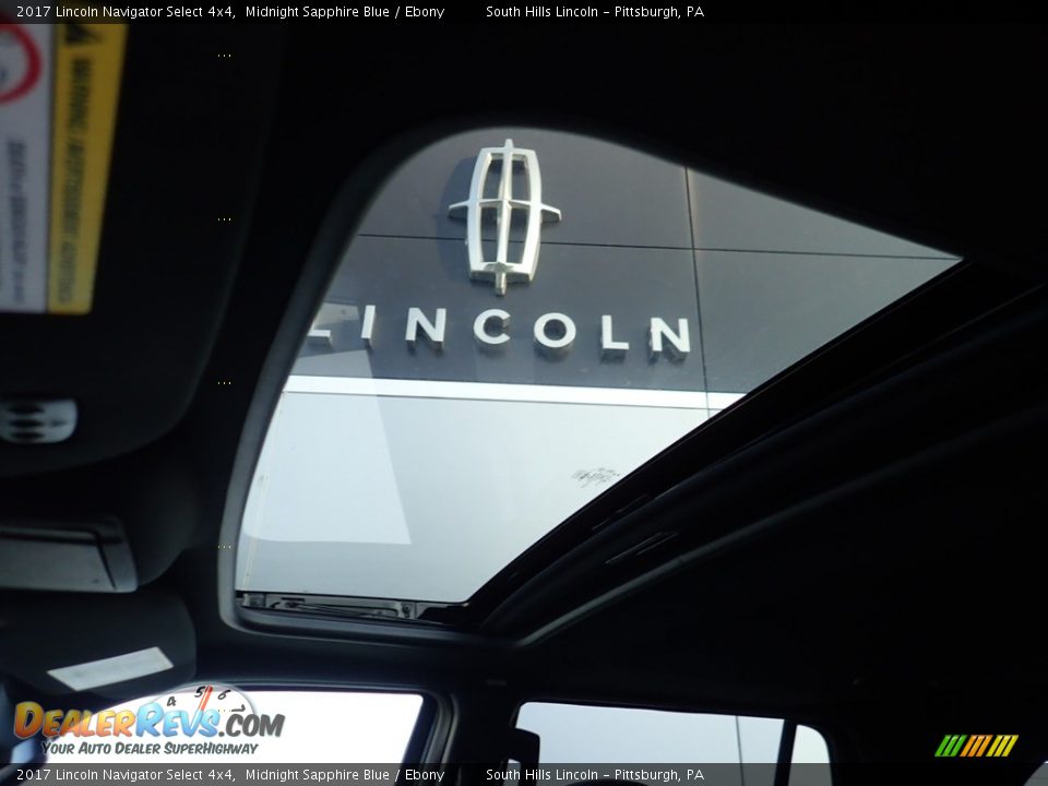 2017 Lincoln Navigator Select 4x4 Midnight Sapphire Blue / Ebony Photo #20